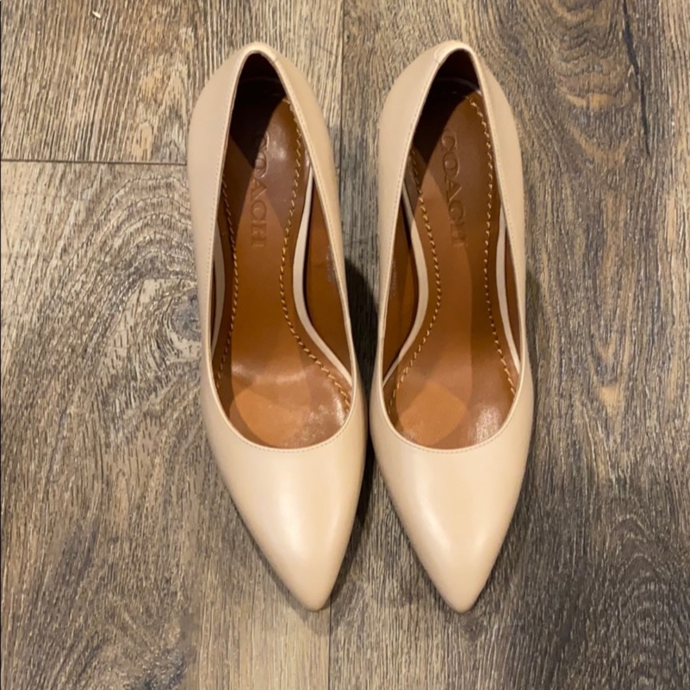100mm Pointed Toe Beechwood Size 7 Pumps